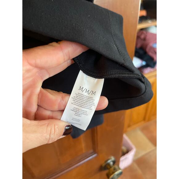 Cabi Relax Convertible Stretch Ponte Knit Long Black Zip Jacket size Medium - Picture 5 of 7